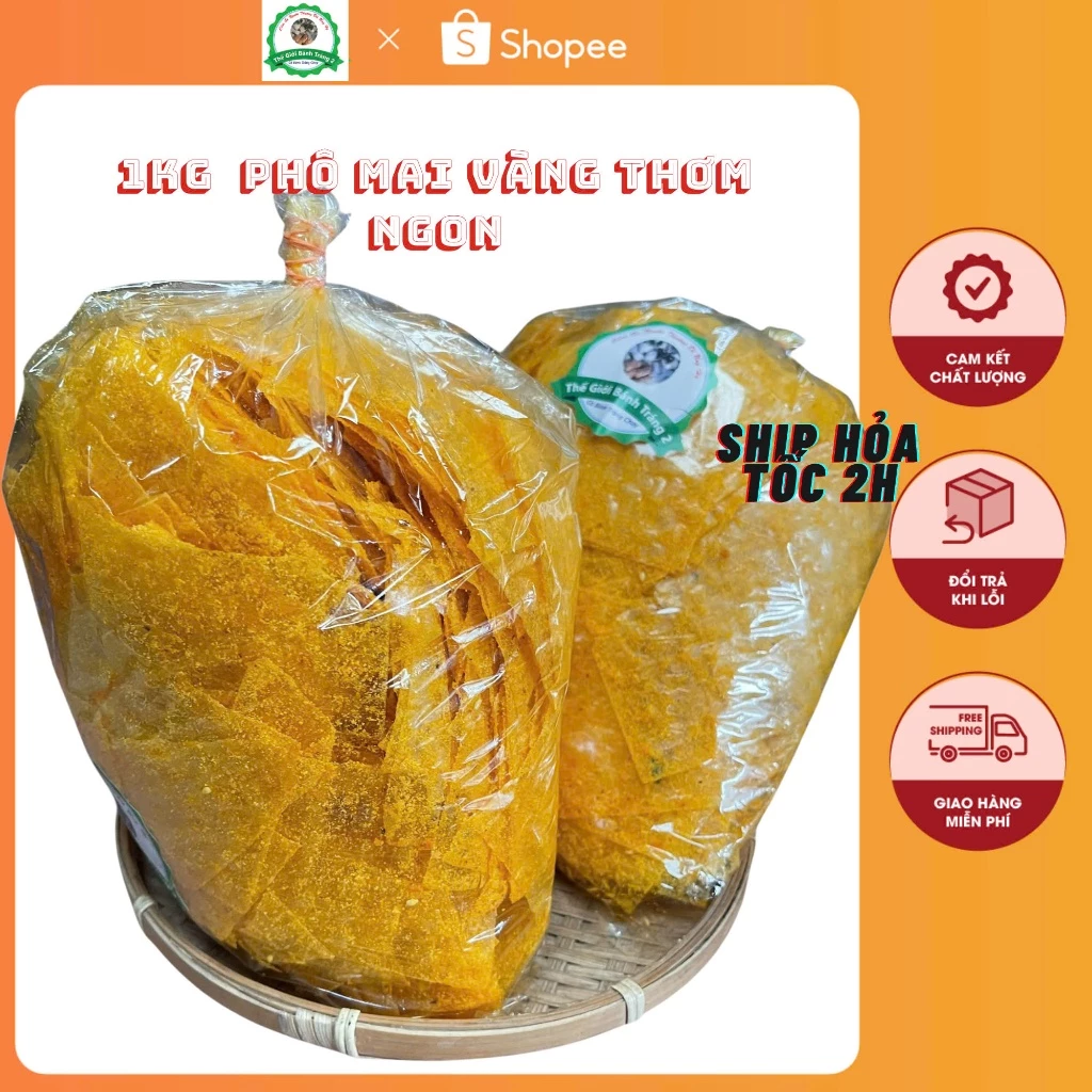 1kg bánh tráng phô mai cay siêu ngon ăn chay được